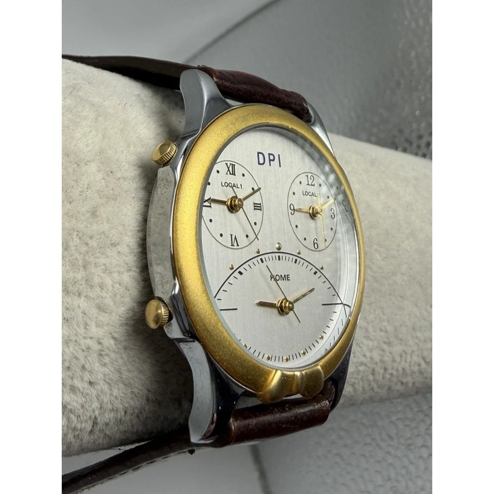 DPI Daihan‎ Paint And Ink Tri-Time New Batteries Watch 35MM 7.5
